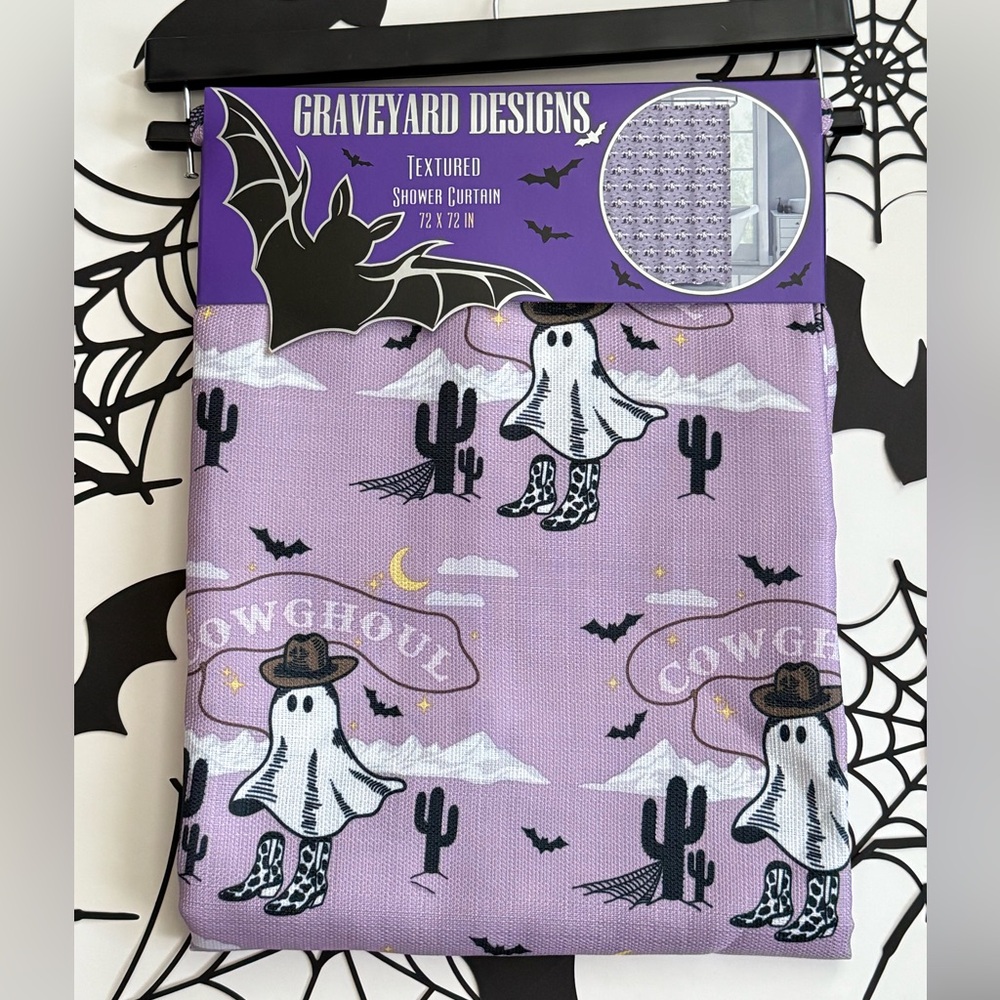 Halloween Cowghoul Shower Curtain